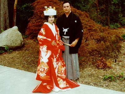 Japanese wedding clothes